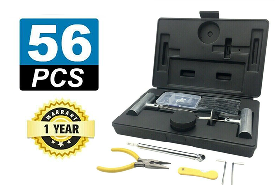 56PCS Heavy Duty Tyre Puncture Repair Kit