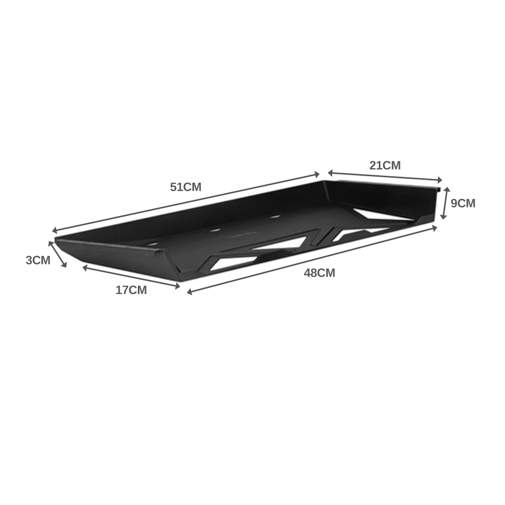 Targus UnderDesk Sliding Dock Tray with Mounting Brackets and Cutouts