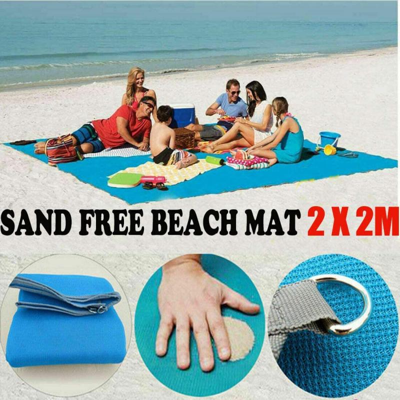 Sand Free Beach Mat Blanket Sand Proof Magic Sandless Sand Dirt & Dust