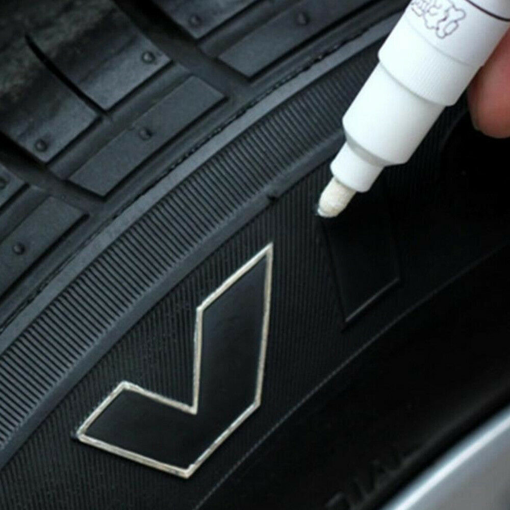 Free Shipping 3x Color Pen Marker Car Motorcycle Cool Tyre Tire Tread
