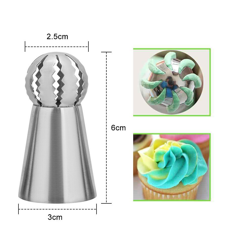 2pcs/set Icing Piping Nozzles Tips Dessert Cream Butter Cupcake Filler Tool XS 2pcs/set Icing Piping Nozzles Tips Dessert Cream Butter Cupcake Filler Tool XS