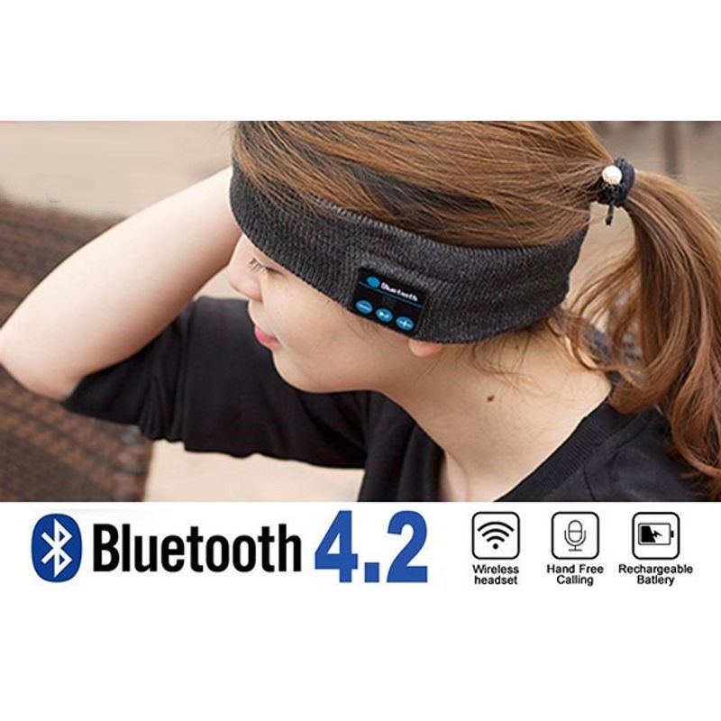 Free shipping Wireless Bluetooth Stereo Headphone Headband w/Mic