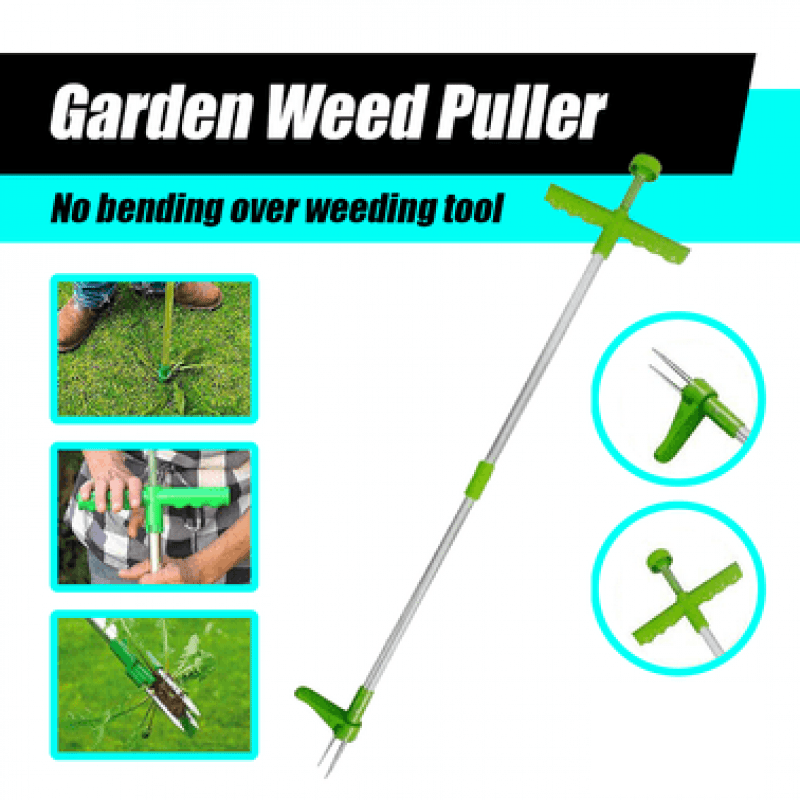 Weed Puller Weeder Twister Twist Pull Garden Lawn Root Killer Remover Tool AU
