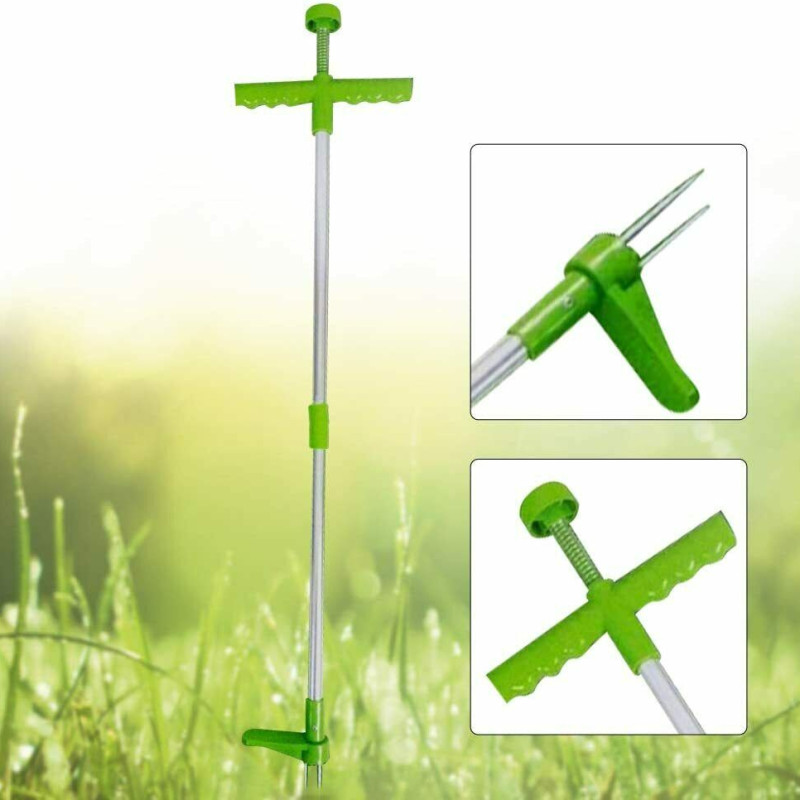 Weed Puller Weeder Twister Twist Pull Garden Lawn Root Killer Remover Tool AU