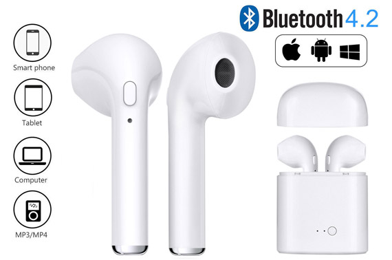 Mini Wireless Bluetooth Rechargeable Earphones