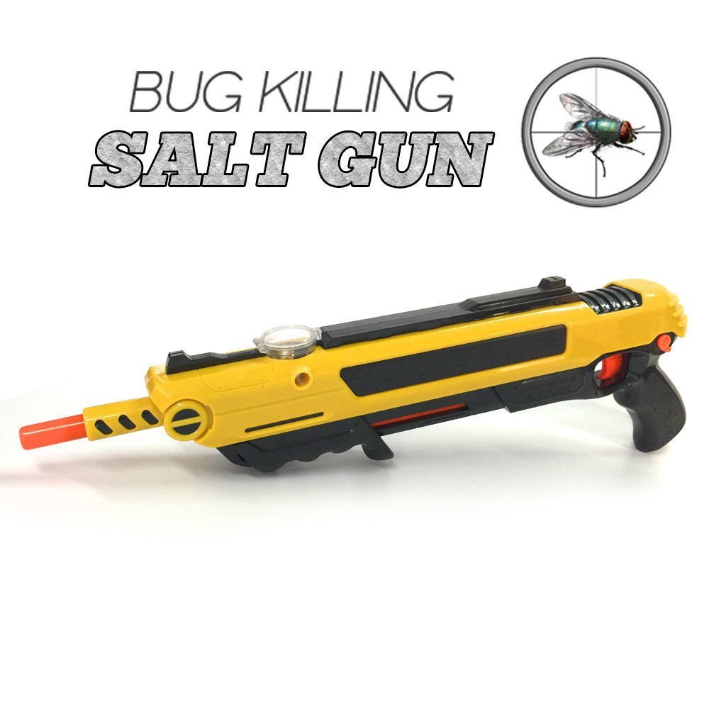 Salt Gun for flies bees stink bugs Insect mosquito Bug