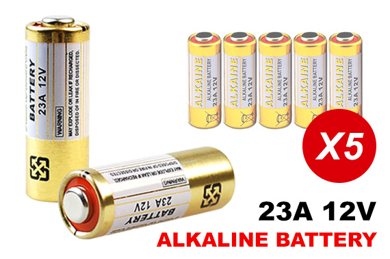Free Ozstock Deal: 5x 23A 12V Alkaline Battery for Garage Car Remote Alarm