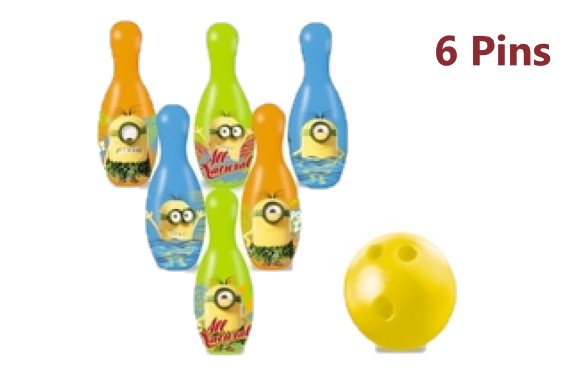 Minions sales bowling set