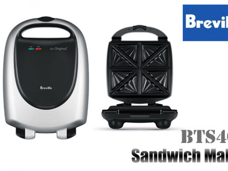 BREVILLE 4 Slice Seal Cut Toasted Sandwich Maker BTS400