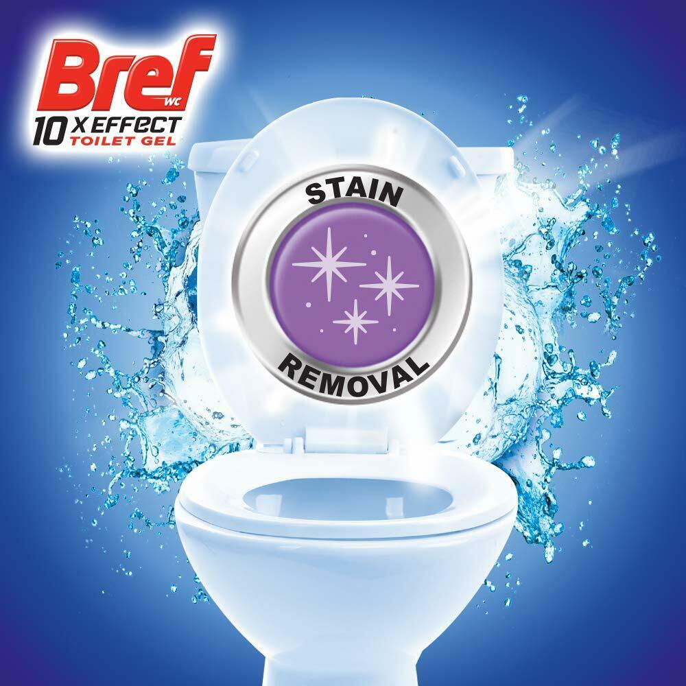 Bref 10X Effect Toilet Gel 450mL Toilet Cleaner Lemon
