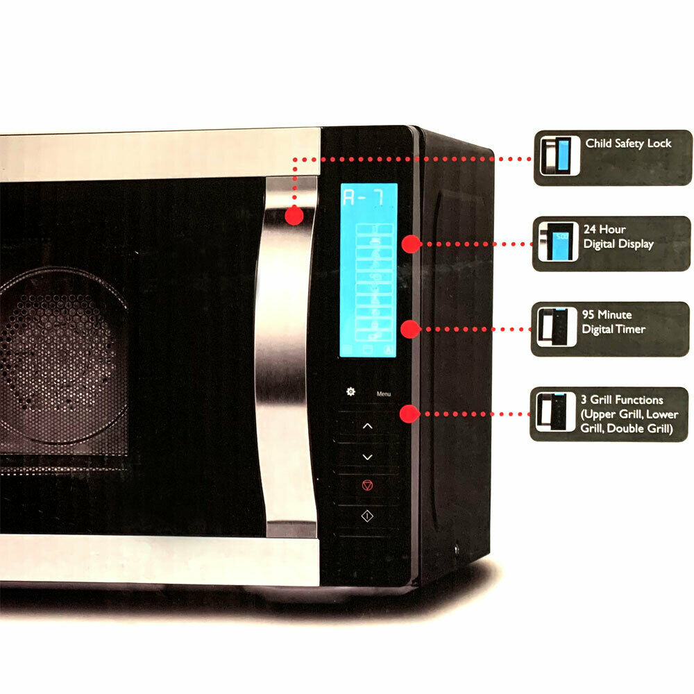 Refurbished AMBIANO Microwave Oven 25L with Grill and Convection