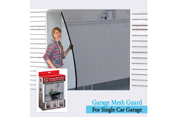 Garage Mesh Guard For Single Car Garage Door Screen Mosquito Bugs Net Protection