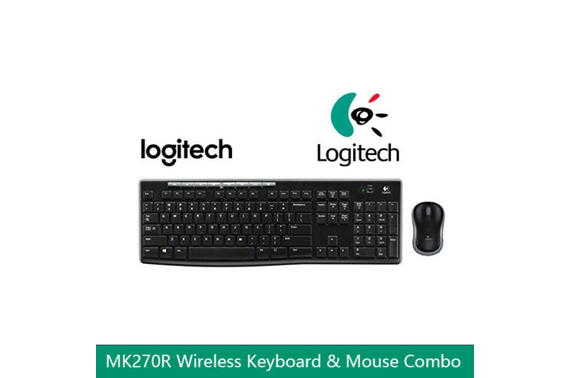 Logitech MK270R Wireless Combo Desktop Keyboard & Mouse