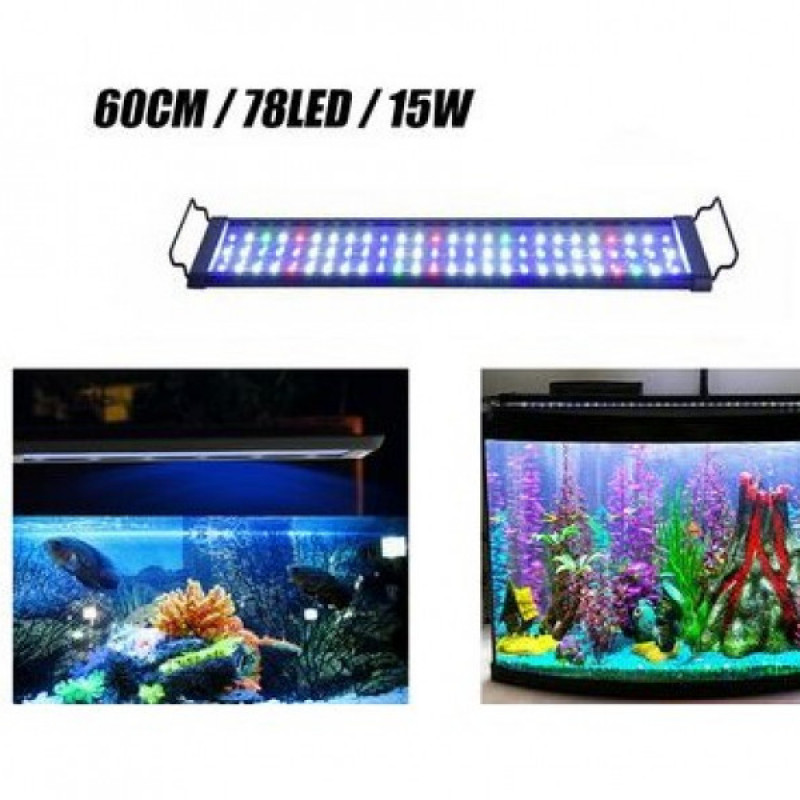 60cm Aquarium LED Light Lighting Full Spectrum Aqua Plant Fish Tank Lamp AU