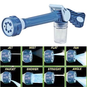 Soap Dispensing Water Cannon with 8 Spray Settings