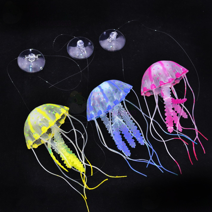 Large Glowing Artificial Jellyfish for Aquarium