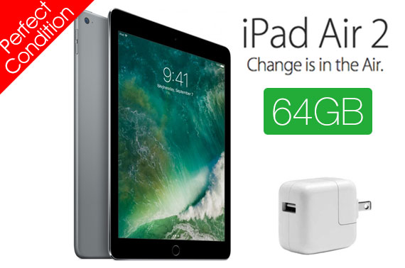 Refurbished Apple Ipad Air 2 64gb Wi Fi 9 7in Space Grey Refurbished Apple Ipad Air 2 64gb Wi Fi 9 7in Space Grey