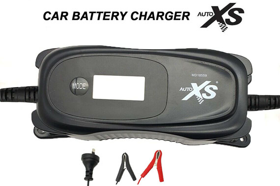 Refurbished AUTOXS 6V 12V Vehicle Car Battery Charger 60W 220 240V AC