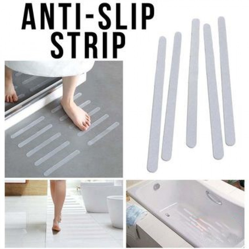 5x Non Slip Shower Strips Anti Slip Bath Grip Stickers Pad Floor Safety Tape AU 
