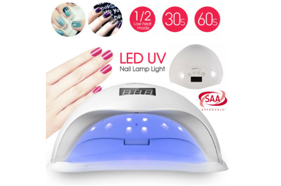 New SUN5 48W LED UV Nail Lamp Light Gel Polish Dryer Manicure Art Curing AU Plug