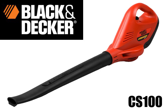 black decker CS100 12v cordless broom hard surface sweeper