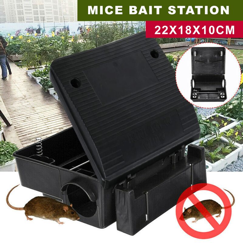 Rat Mice Mouse Rodent Poison Boxes Pest Control Bait Station Box Trap