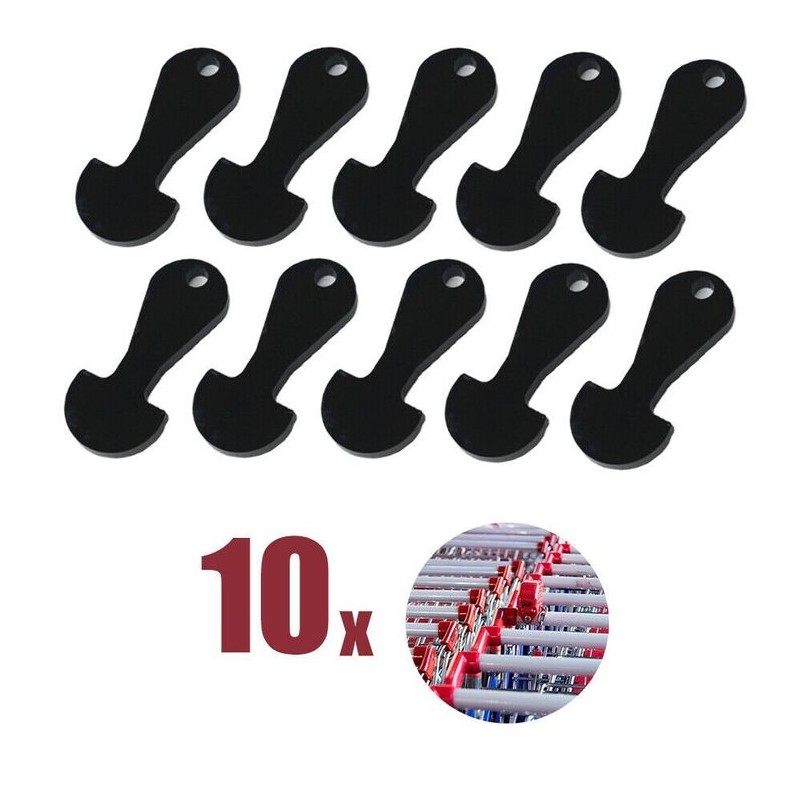 1PC Shopping Coin Trolley Key Token Slot use for ALDI WOOLWORTHS