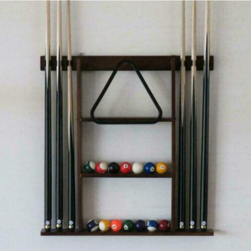 Deluxe Wall Rack 6 billiard cues Josan