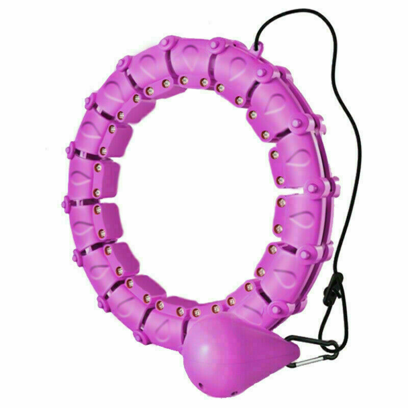 24 Knots Smart Hula Hoop Fitness Detachable Hoops Weight AU Stock Hoola Hoops