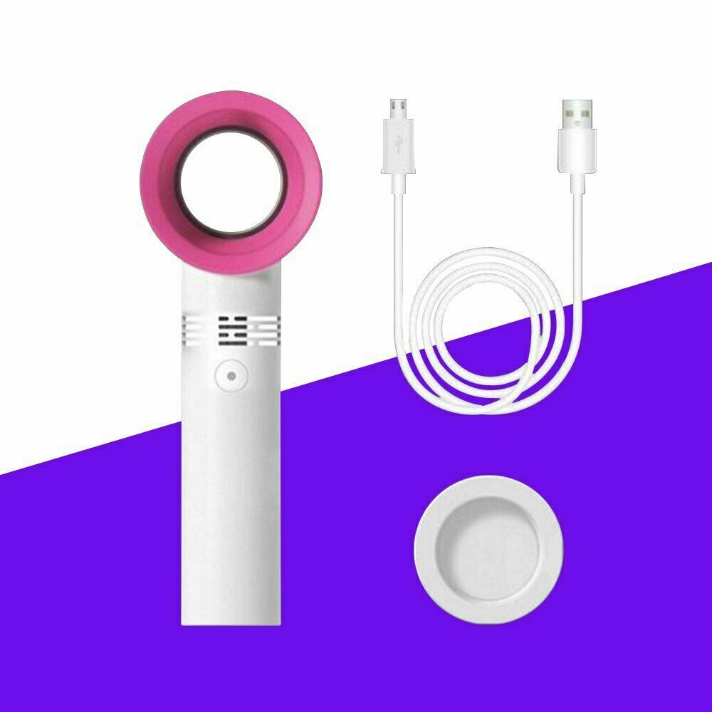 Portable Bladeless HandHeld Cooler Fan USB No Leaf Handy Summer Fan AU STOCK Portable Bladeless HandHeld Cooler Fan USB No Leaf Handy Summer Fan AU STOCK
