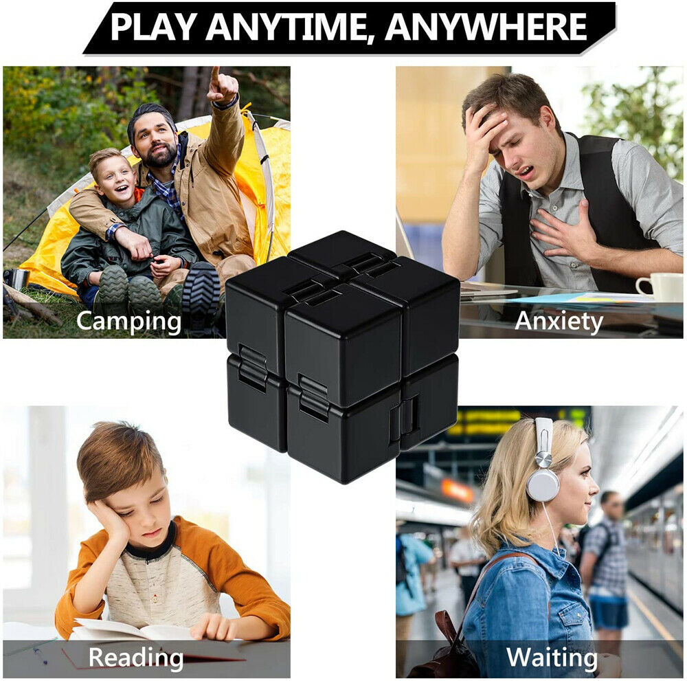 Infinity Cube Anti Anxiety Magic Puzzle Toy ADD Stress Relief ADHD EA Fidget EDC 