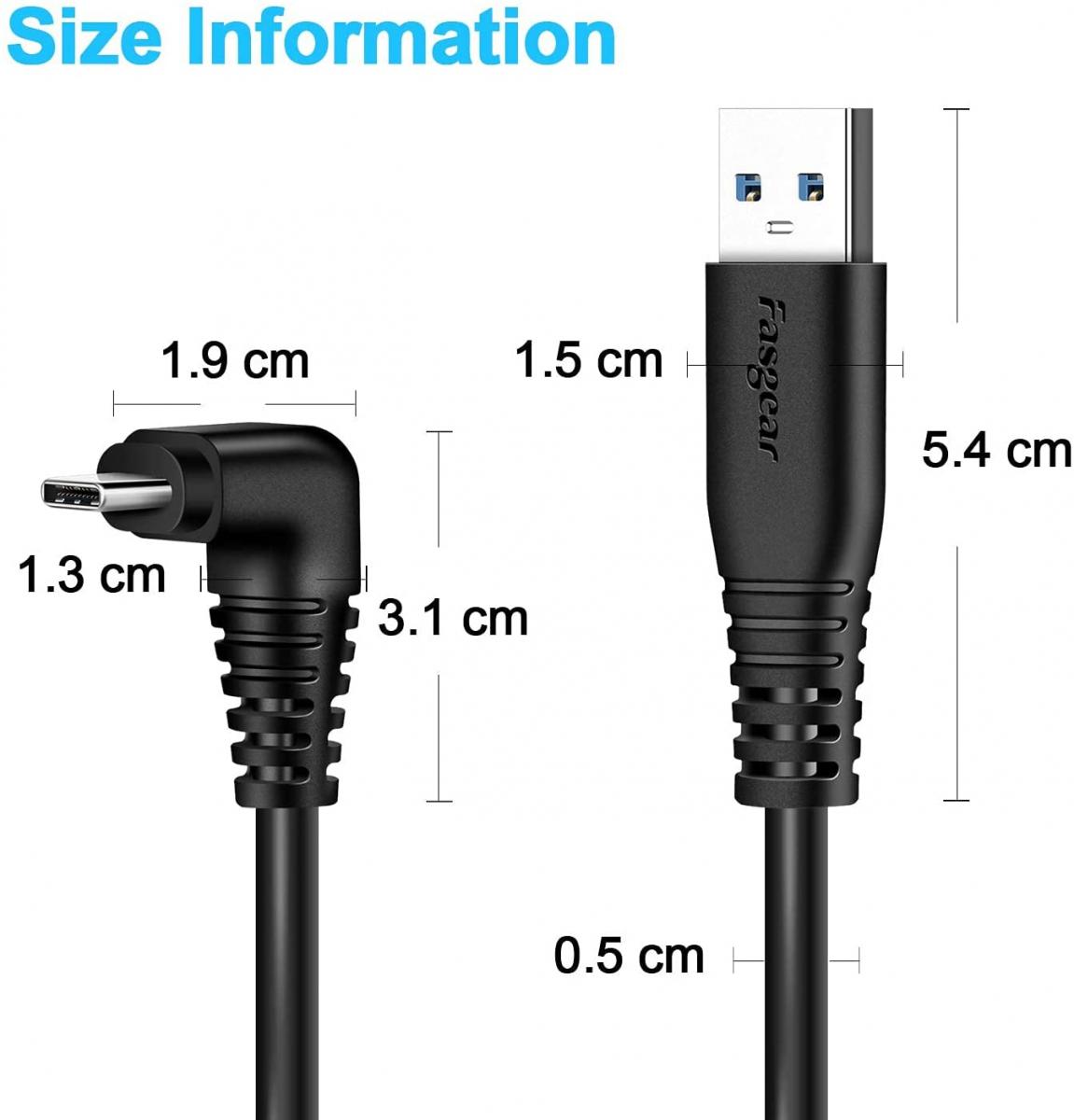 Coiled Cable Stretches to 1.5m USB 2.0 Bent AM to Bent BM Retractable Coiled Cable for Printer 