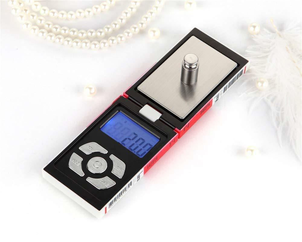 Manlloro 0.01g100g Digital Pocket Weighing Mini Scales Herb Gold