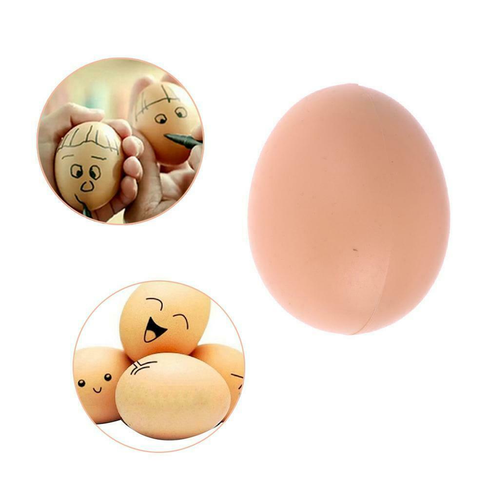 20Pcs Fake Artificial Dummy Egg Hen Chicken  Prank Party Home Kitchen Joke Decor 