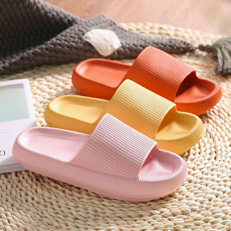 Pink Pillow Slides Sandals Ultra-soft Slippers Extra Soft Cloud Shoes  Anti-slip