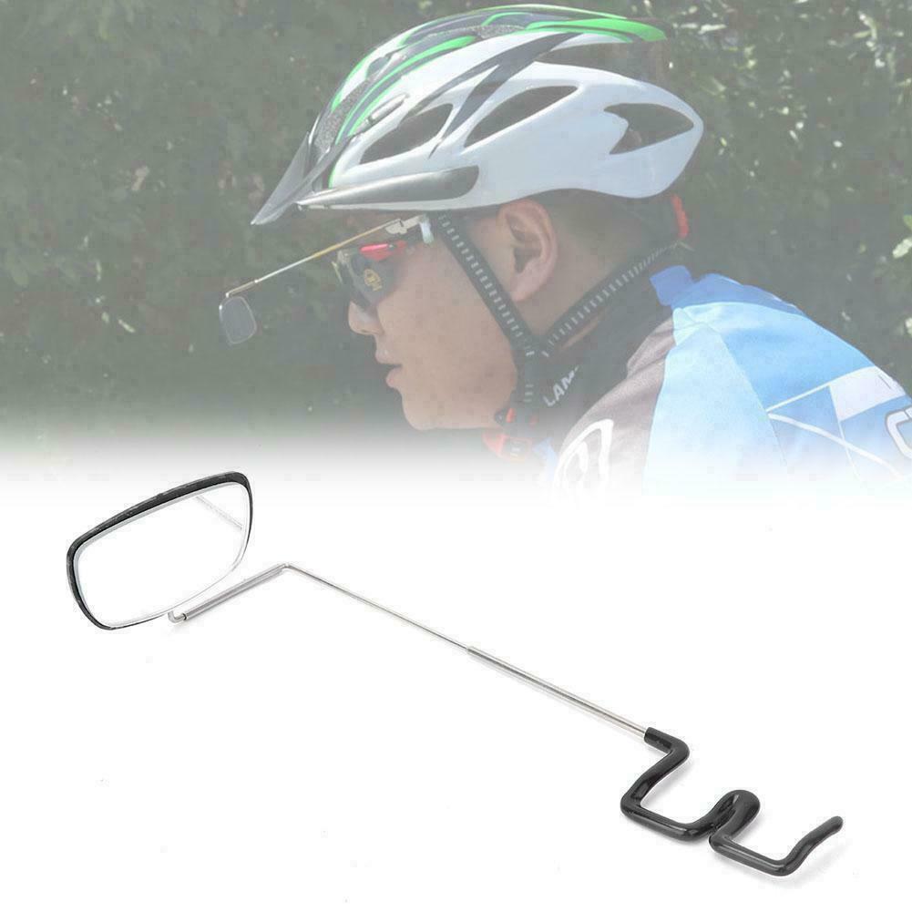 Bike Bicycle Cycling Riding Mirror Helmet Mount Rearview Rear View Eyeglass Hot