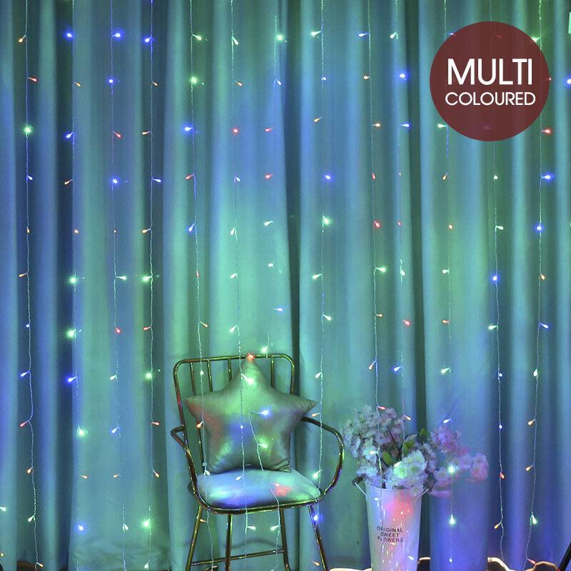 USB Curtain Fairy Lights Wedding Indoor Outdoor Xmas Garden Party Decor 