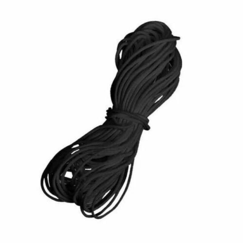 Free Shipping 3mm DIY Round Elastic Thin Band Soft Cord Face Mask Strap Sewing rope 10-50M