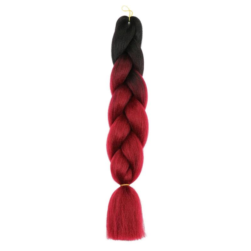 Free Shipping 60cm Coloured Twist Braids Synthetic Fiber Hair Wig Extensions Jumbo Braiding AU