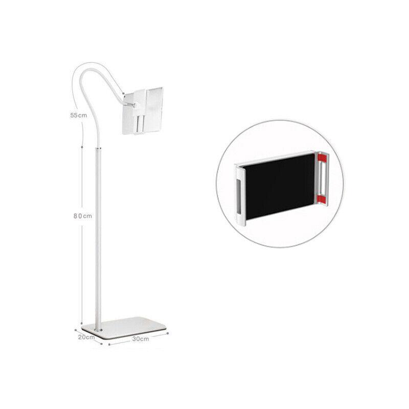 135cm Adjustable Floor Stand Bed Lazy Mount Holder Arm Bracket For Phone Tablet iPad