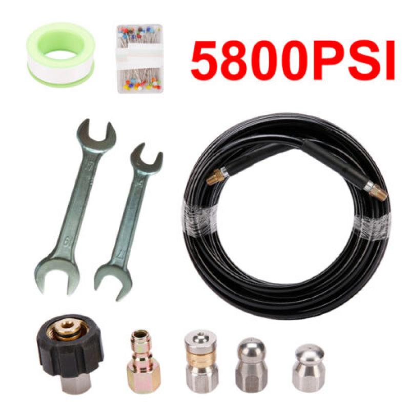 15M High Pressure Washer Hose 14mm Connect Water Cleaner Clean Replacement Pipe