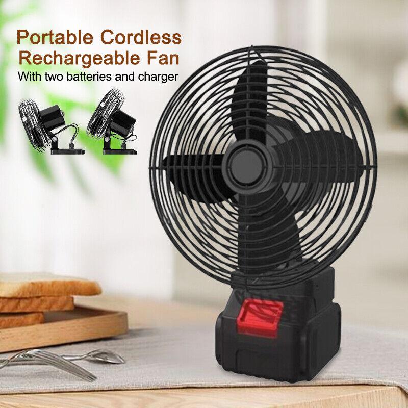 8-inch USB Portable Fan Industrial Grade Lithium Ion Fan Super Strong Wind Power