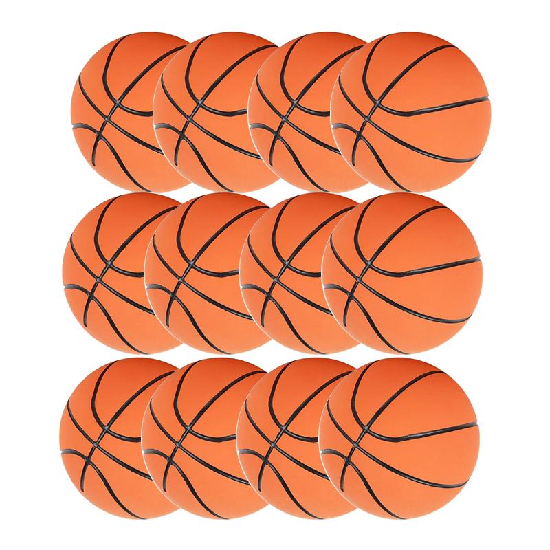 12Pcs High Bounce Hand Balls Pack - Rubber Bouncing Ball Set Handballs Set