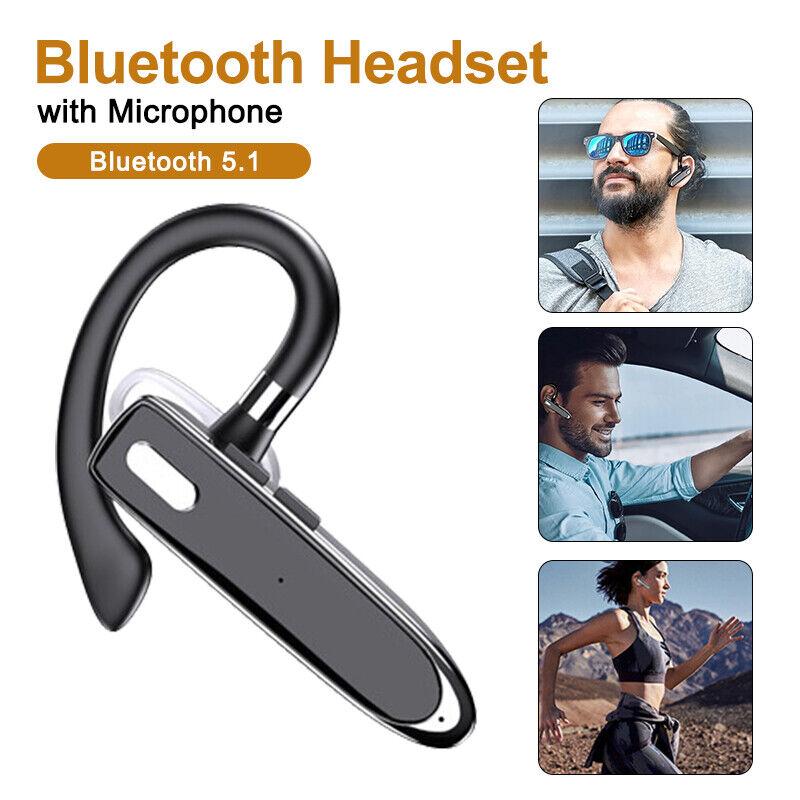 Bluetooth Headset with Microphone, In-Ear Hands-Free Phone, Mobile Phone, Wireless Headphones