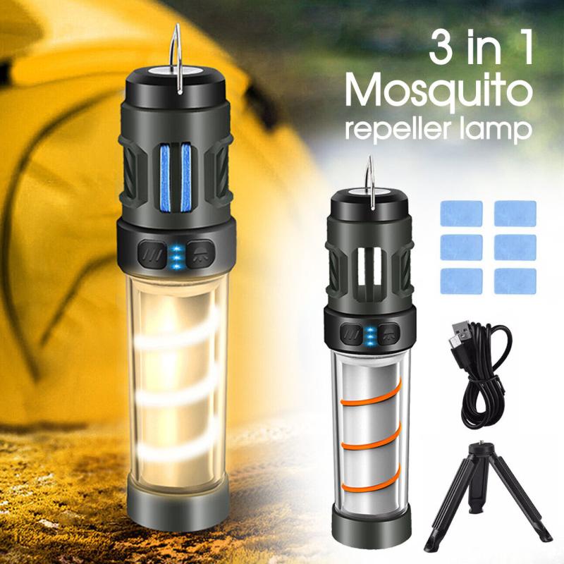 LED mosquito repellent camping lamp Type-C rechargeable magnetic multifunctional outdoor camping ten