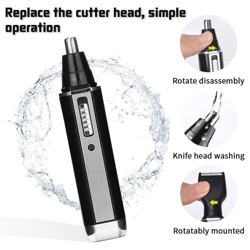 4-in-1 Electric Grooming Kit – Nose Hair Trimmer, Beard Shaver, Ear Hair Trimmer