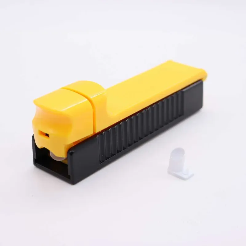 Yellow Cigarette Rolling Filling Injector Machine Tube Tobacco Maker Roller
