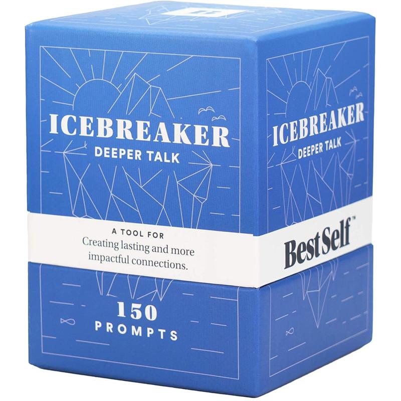 Best Self Ice Breaker - Conversation Starter Card Deck 150 Prompt Cards