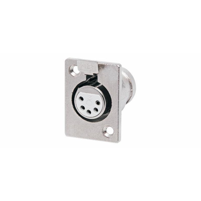 Free shipping 5 Pin Female Chassis Mount XLR Connector