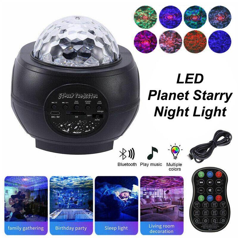 Free shipping LED Galaxy Light Projector Smart  Bluetooth Beam Projector Mobile Phone Controls